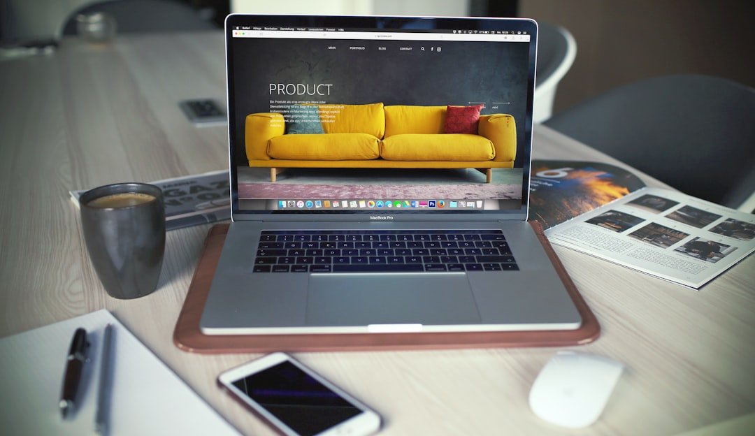 Designer working on a website layout